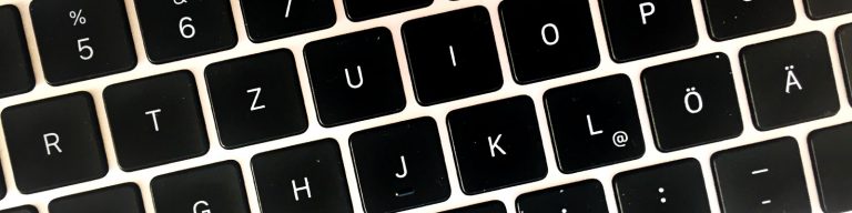 Computer-Tastatur Ausschnitt